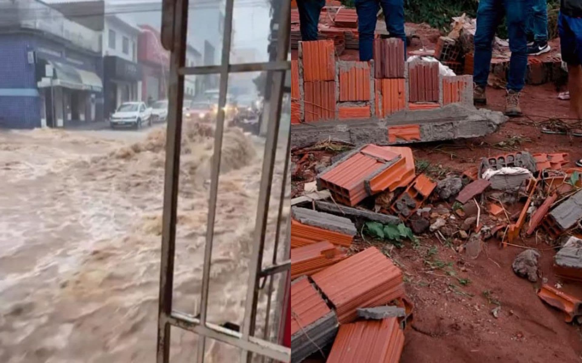 Caetité, Bahia, em situação de emergência após temporal que causa alagamentos