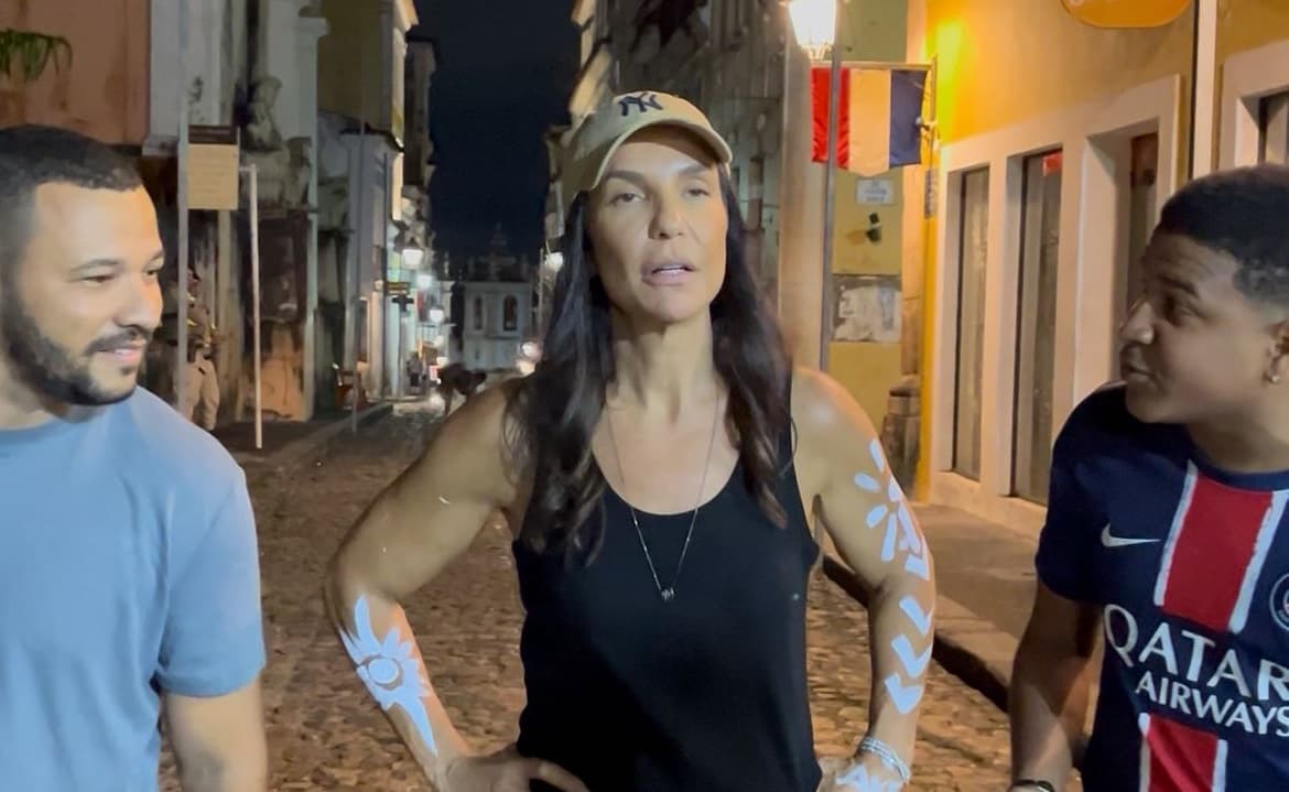 Ivete Sangalo surpreende influenciador Weslei Bastos em Salvador