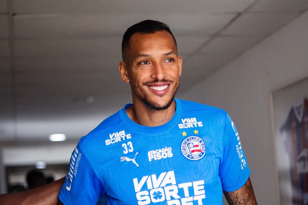 David Duarte é substituído devido a dores em partida do Bahia contra o Fortaleza