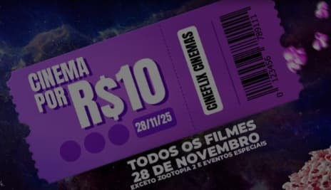 Cineflix em Salvador oferece ingressos a R$ 10 na Black Friday 2023