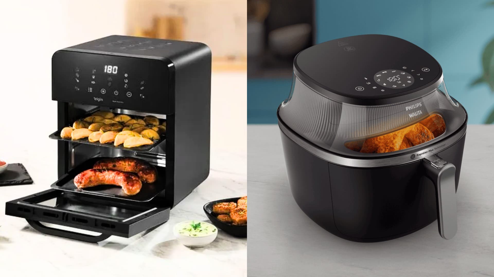 Philips Walita e Elgin são as melhores air fryers de 2025 no MDA
