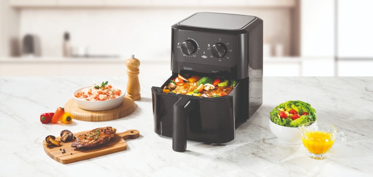 Air Fryer Quad Fry Elgin tem 46% de desconto na Black Friday 2025
