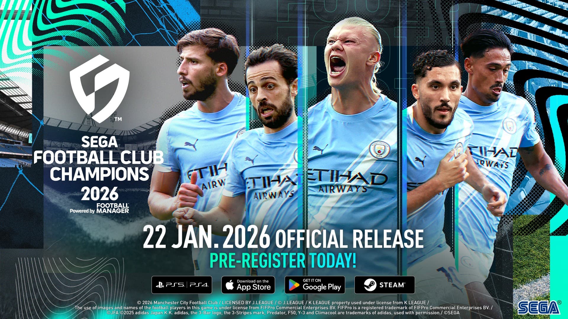 Football Club Champions é gratuito e terá lançamento em janeiro, mas não no Brasil