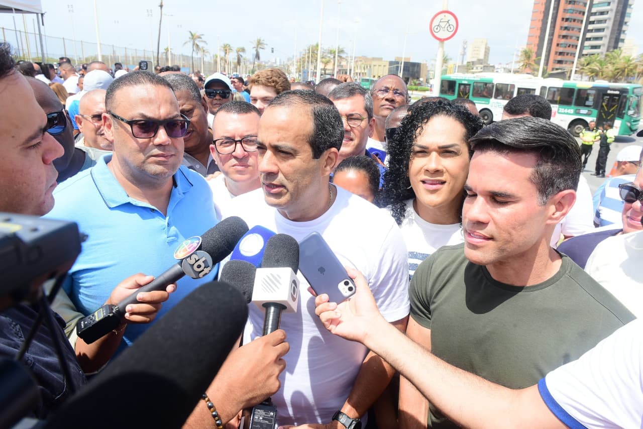 Inauguração da nova orla de Pituaçu em Salvador com investimento de R$ 135 milhões