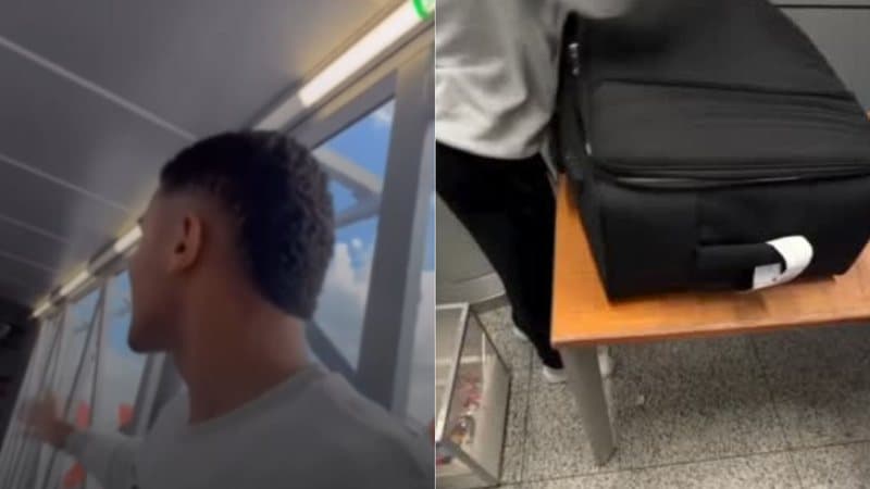 Tiago Souza é retirado de avião duas vezes e relata humilhação em BH