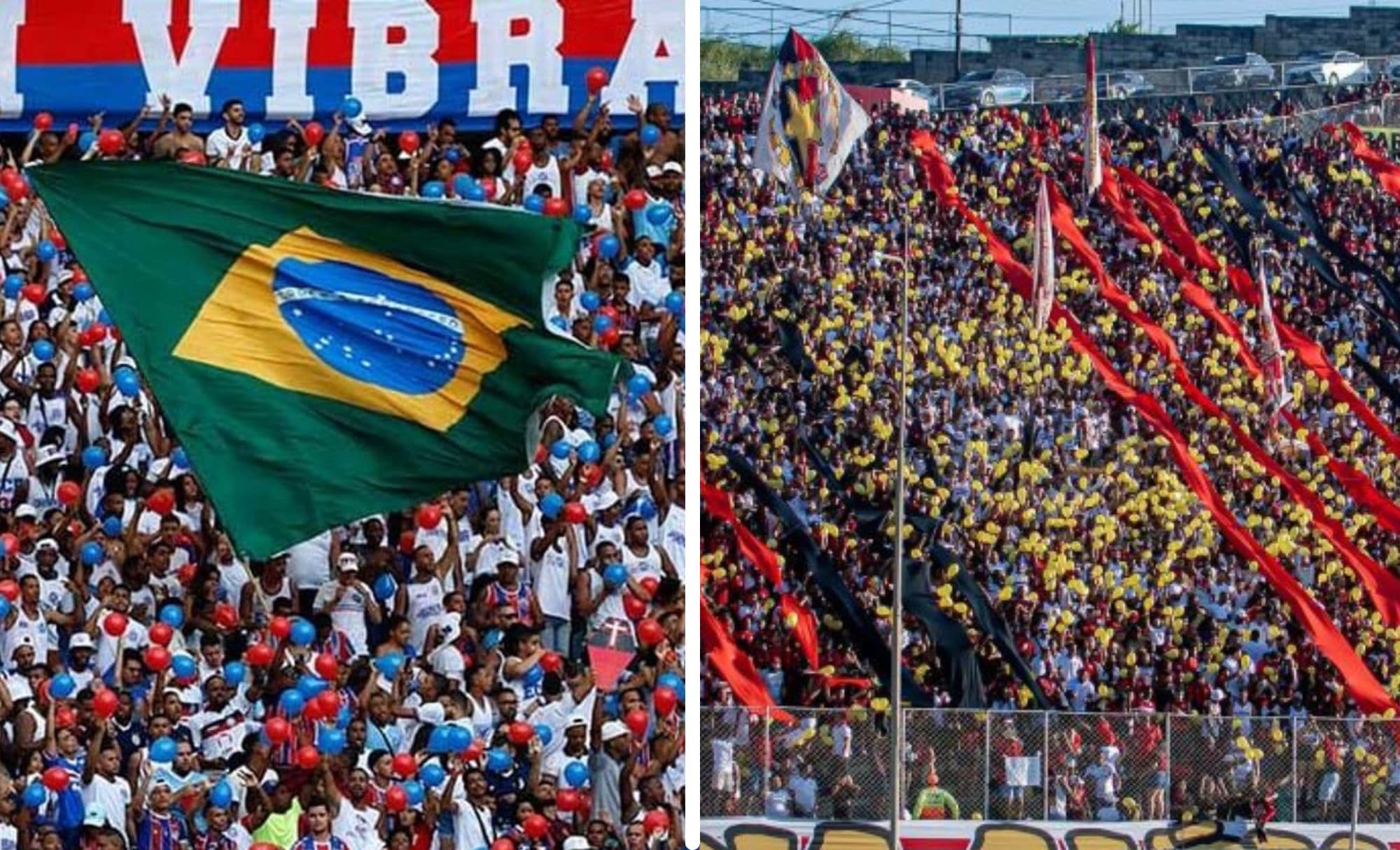 Torcida do Bahia canta mais alto que a do Vitória em pesquisa nacional