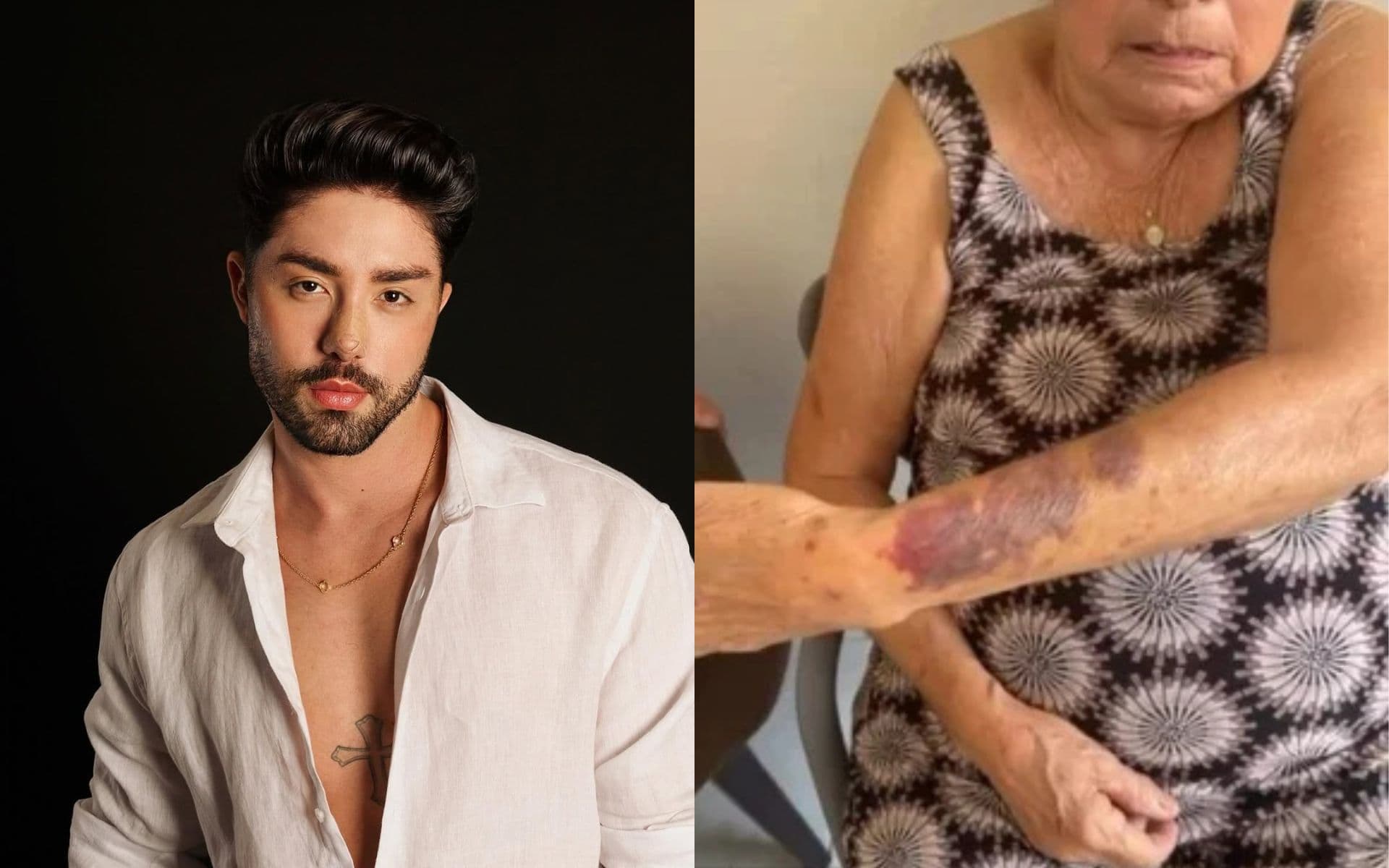 Rico Melquiades relata desespero após tia quase ser vítima de feminicídio