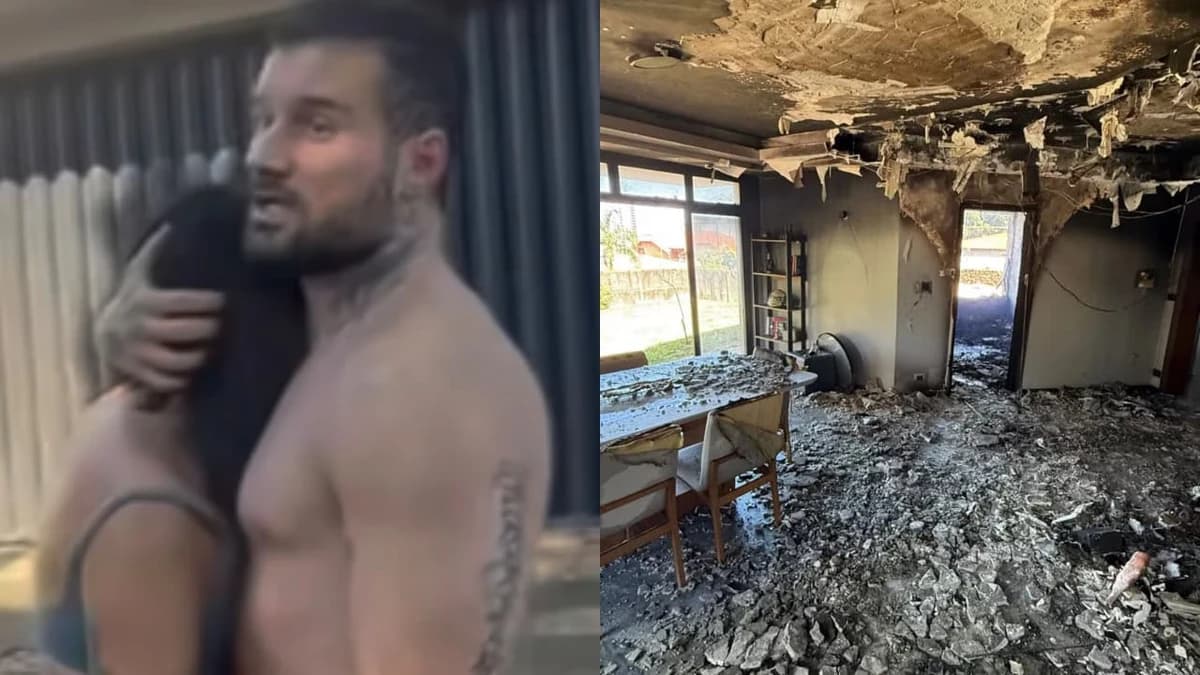 Rey Physique e Esposa Pulam de Andar em Incêndio na Manhã de Natal em SP