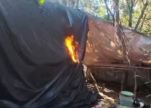 Polícia desmonta acampamentos de facção criminosa no Recôncavo Baiano