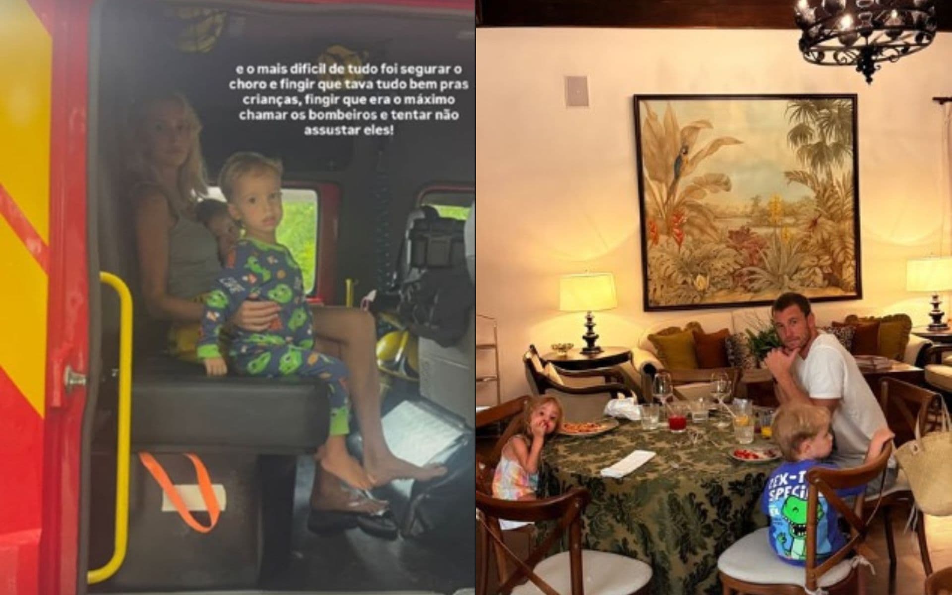 Casa alugada de Isabella Scherer pega fogo durante a madrugada