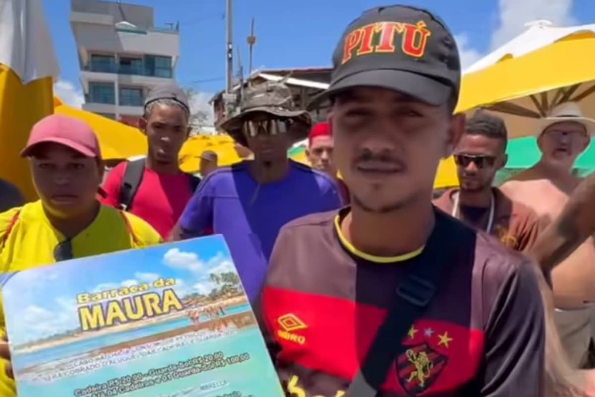 Garçom diz que levou 'mata-leão' de turista em Porto de Galinhas