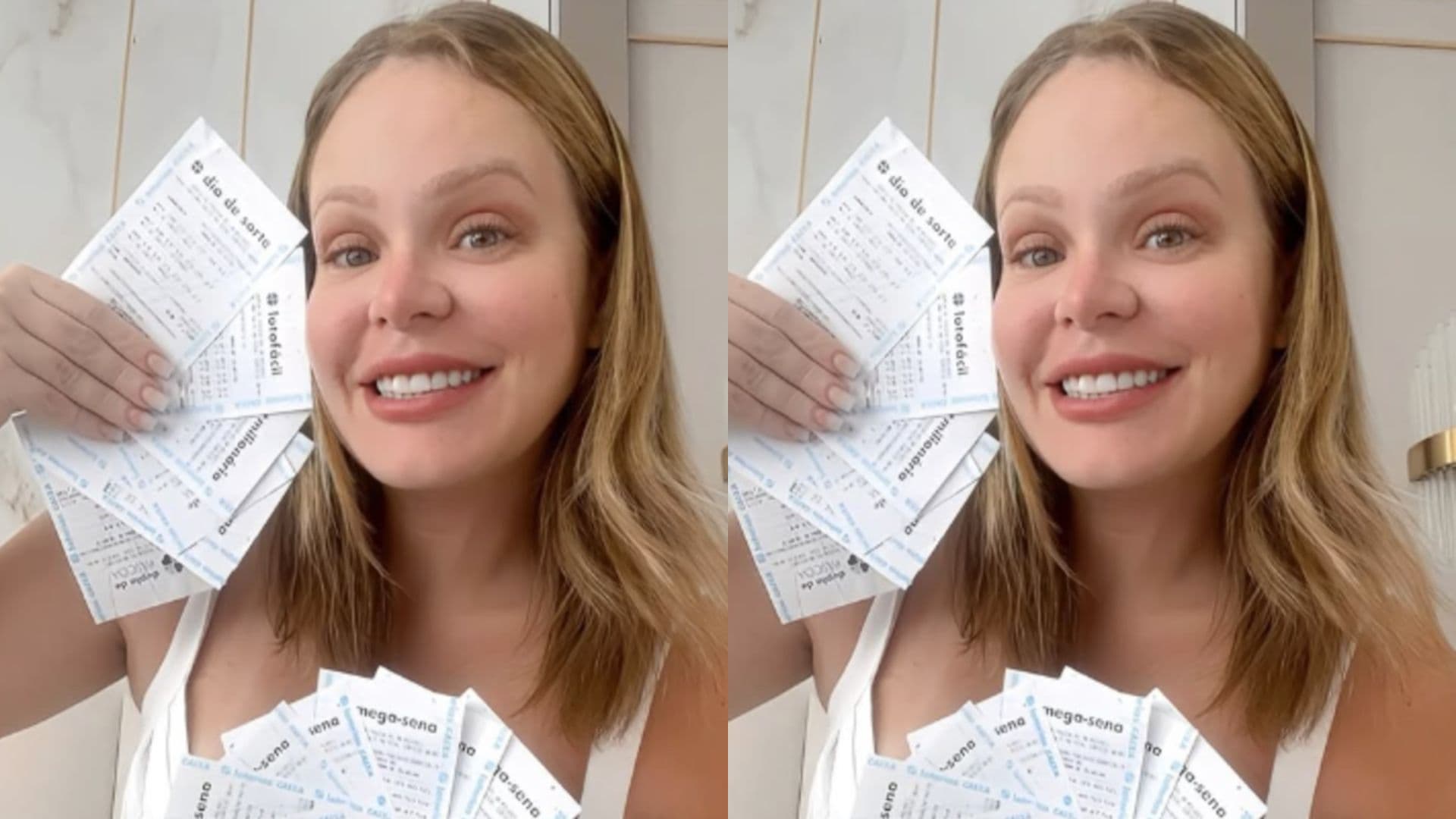 Ex-BBB Paulinha Leite ganha novamente na Mega da Virada e provoca a Caixa