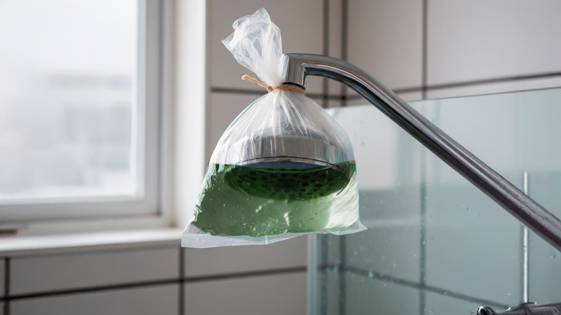 Truque viral: Como desentupir o chuveiro com um saco plástico e vinagre?