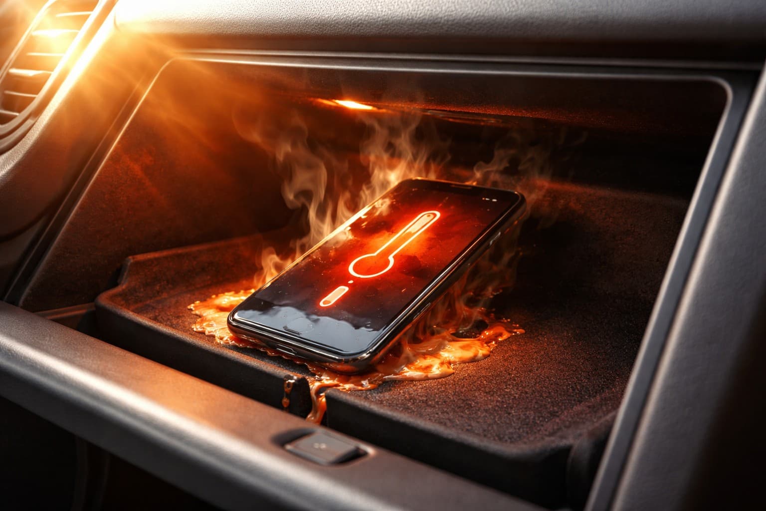 Alerta: Porta-Luvas do Carro Vira 'Estufa' e Danifica Celular no Verão