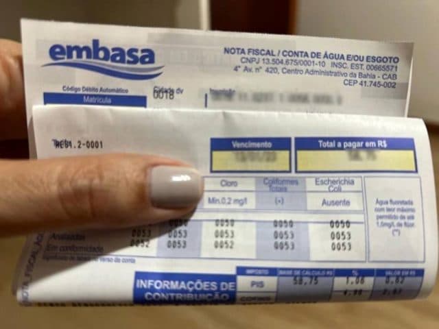 Contas da Embasa na Bahia ganham novo visual e QR Code extra