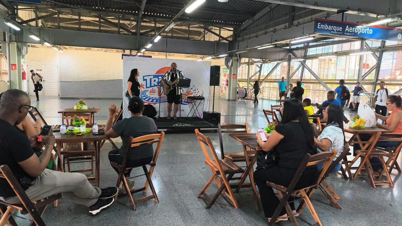 Metrô de Salvador Vira Palco: Shows Gratuitos Alegram Passageiros às Sextas