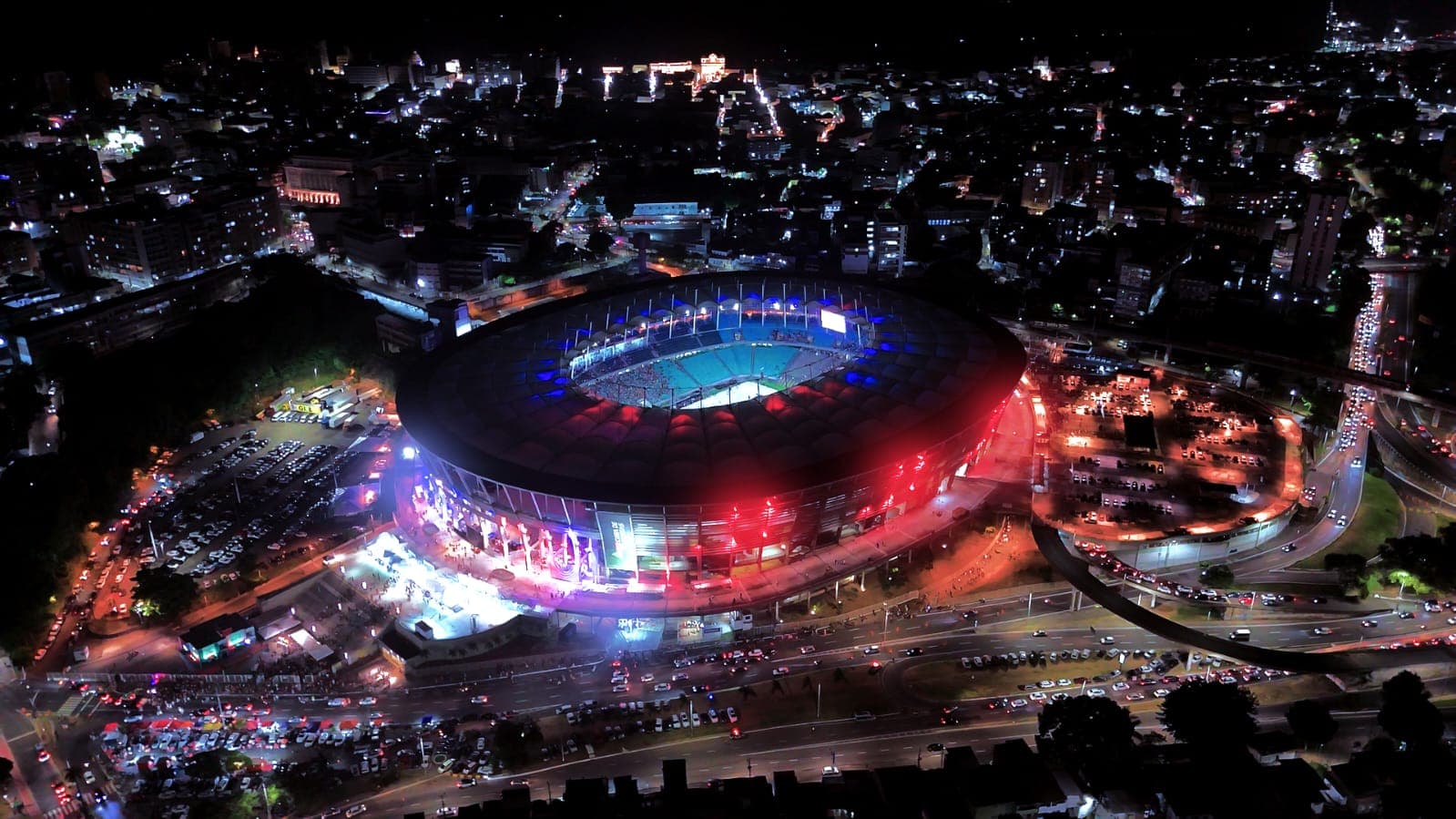 Arena Fonte Nova Ganha Espetáculo de Luzes e Wi-Fi Gratuito