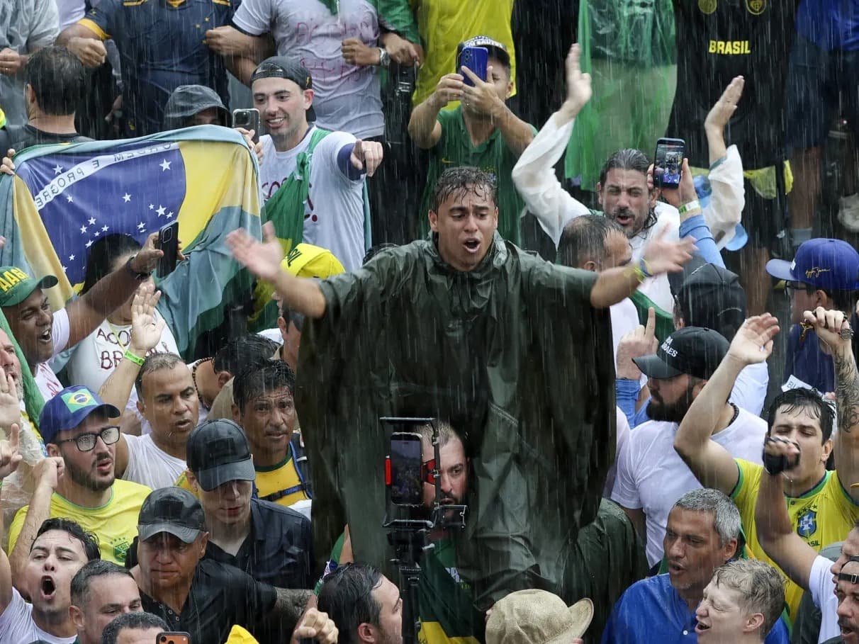 Nikolas Ferreira convoca protesto contra Lula e ministros do STF