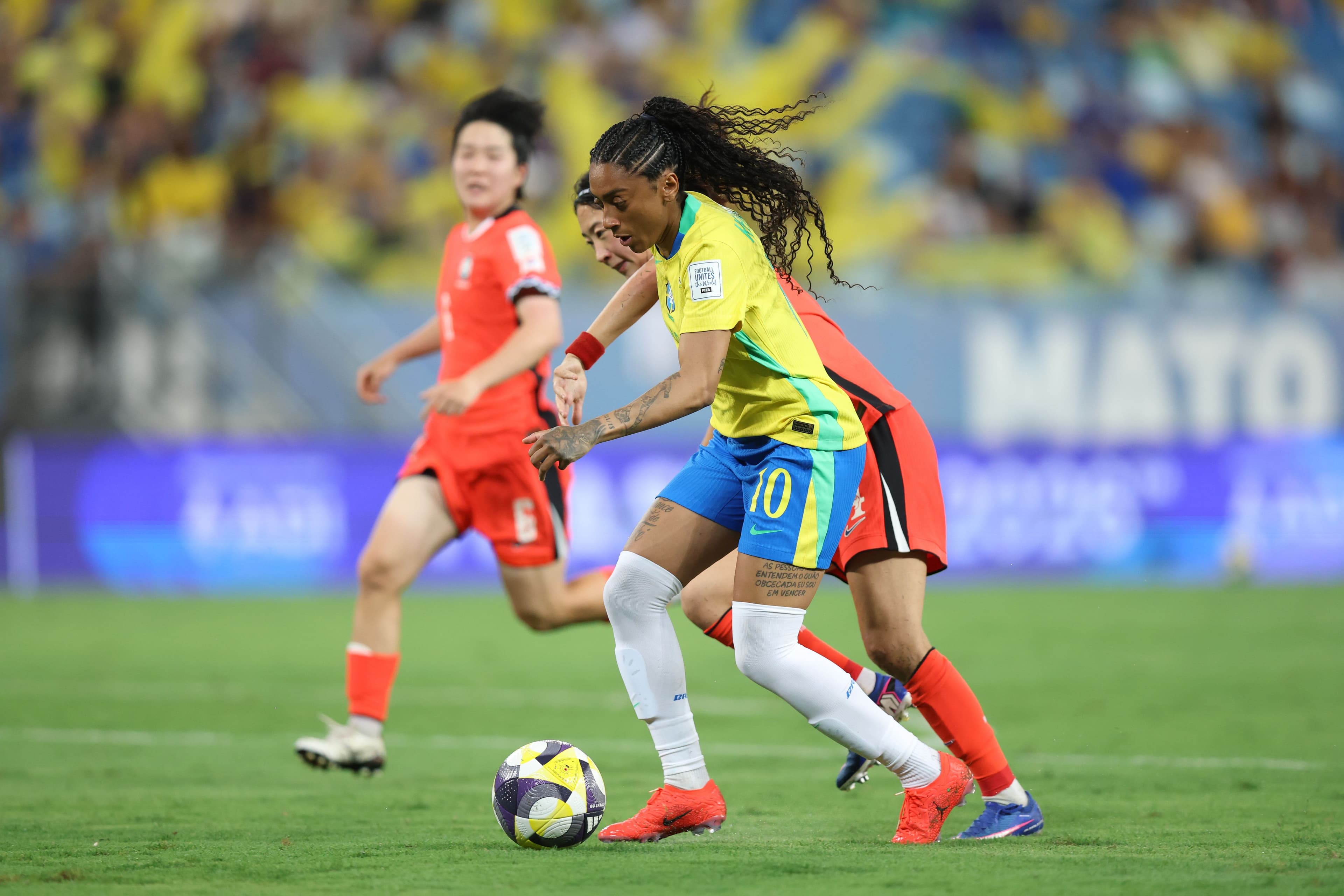 Futebol feminino: Brasil goleia Coreia do Sul por 5 a 1 em estreia no Fifa Series