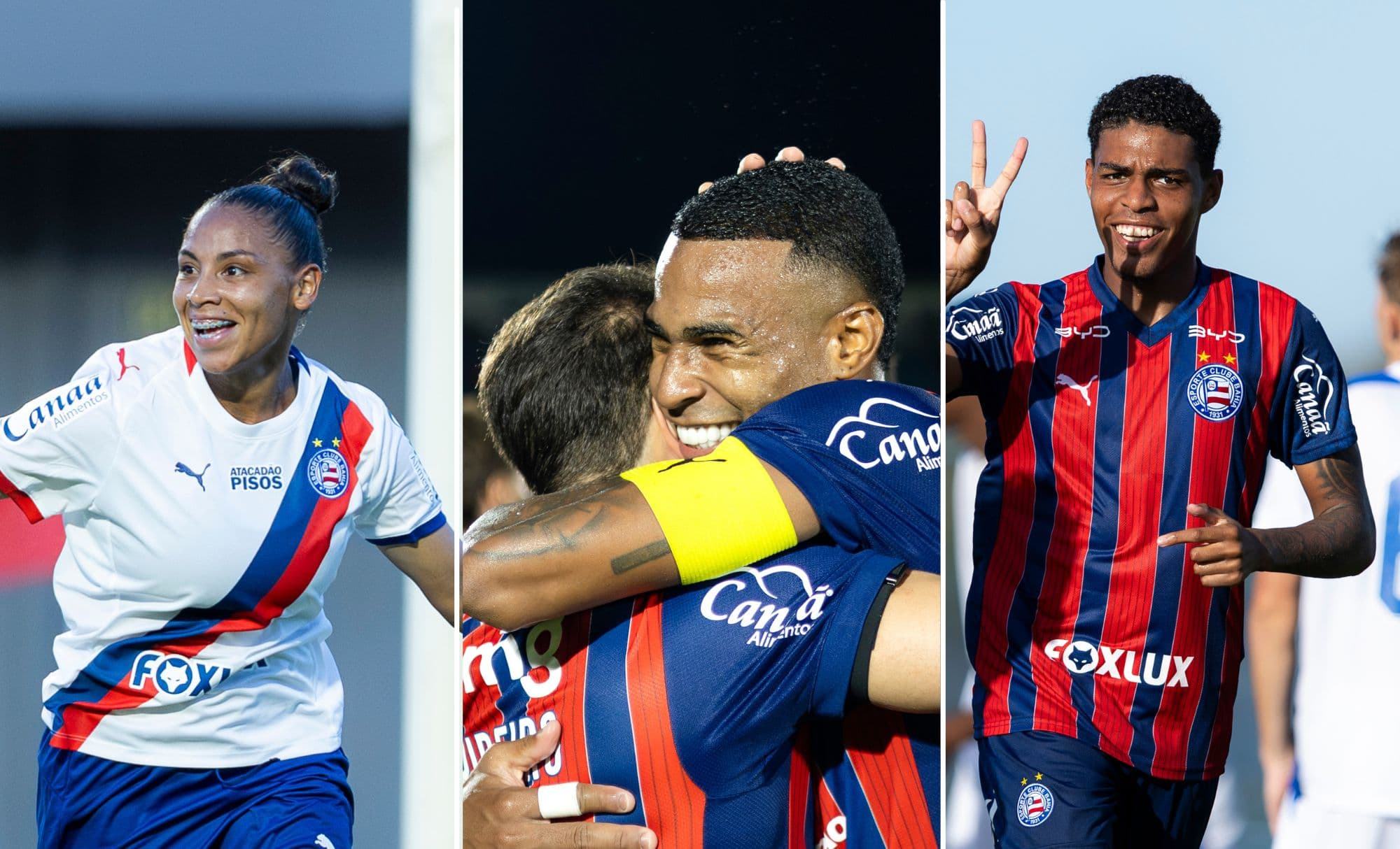 Bahia alcança G-6 em todas as categorias do Brasileirão em 2026