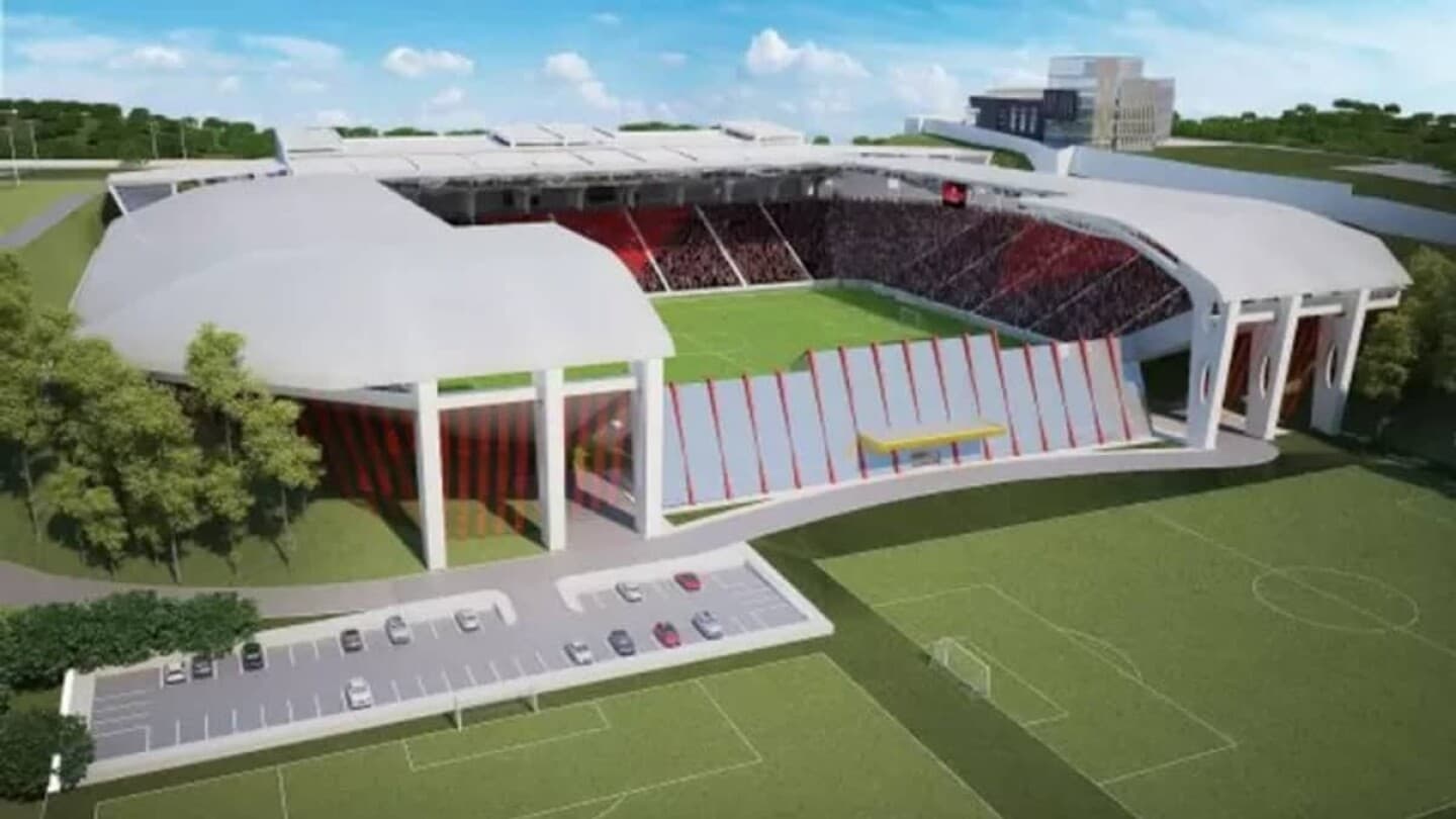 Vitória apresenta projeto da nova Arena Barradão à Prefeitura de Salvador