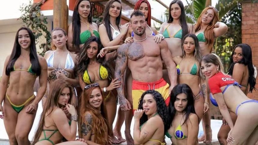 Lucrando R$250 mil por mês com conteúdo adulto, Maxímo García prometeu casamento naturista avaliado em R$2 milhões. Foto: Divulgação