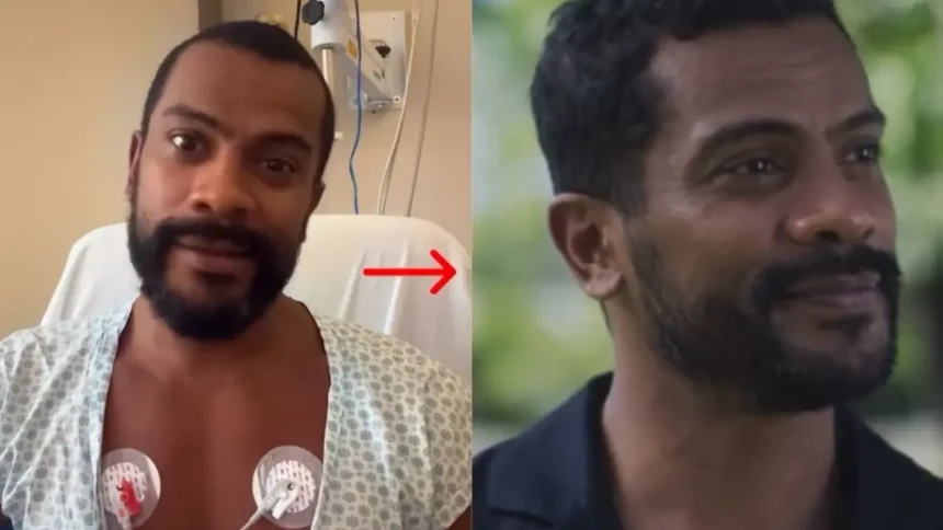 Ator Samuel de Assis foi internado às pressas neste domingo -
